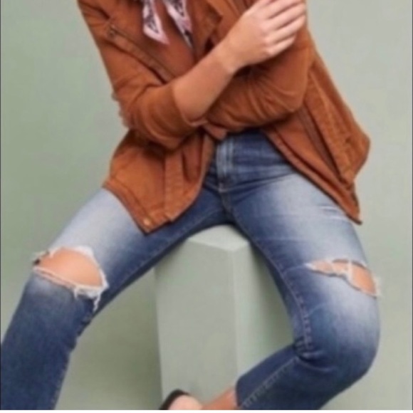 Anthropologie Cognac Jacket - Picture 2 of 8